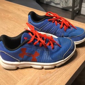 Little boys Under Armour shoes